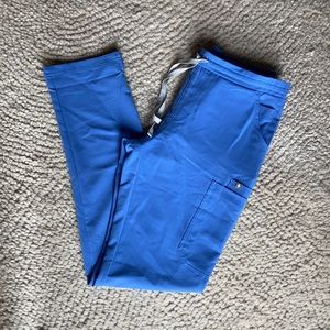 FIGS Yola Small Tall Scrub Pants Ceil Blue $30